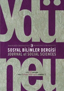 					View Vol. 3 No. 1 (2010): Yakın Doğu Üniversitesi Sosyal Bilimler Dergisi
				
