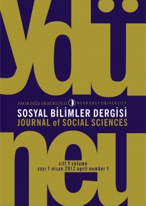 					View Vol. 5 No. 1 (2012): Yakın Doğu Üniversitesi Sosyal Bilimler Dergisi
				