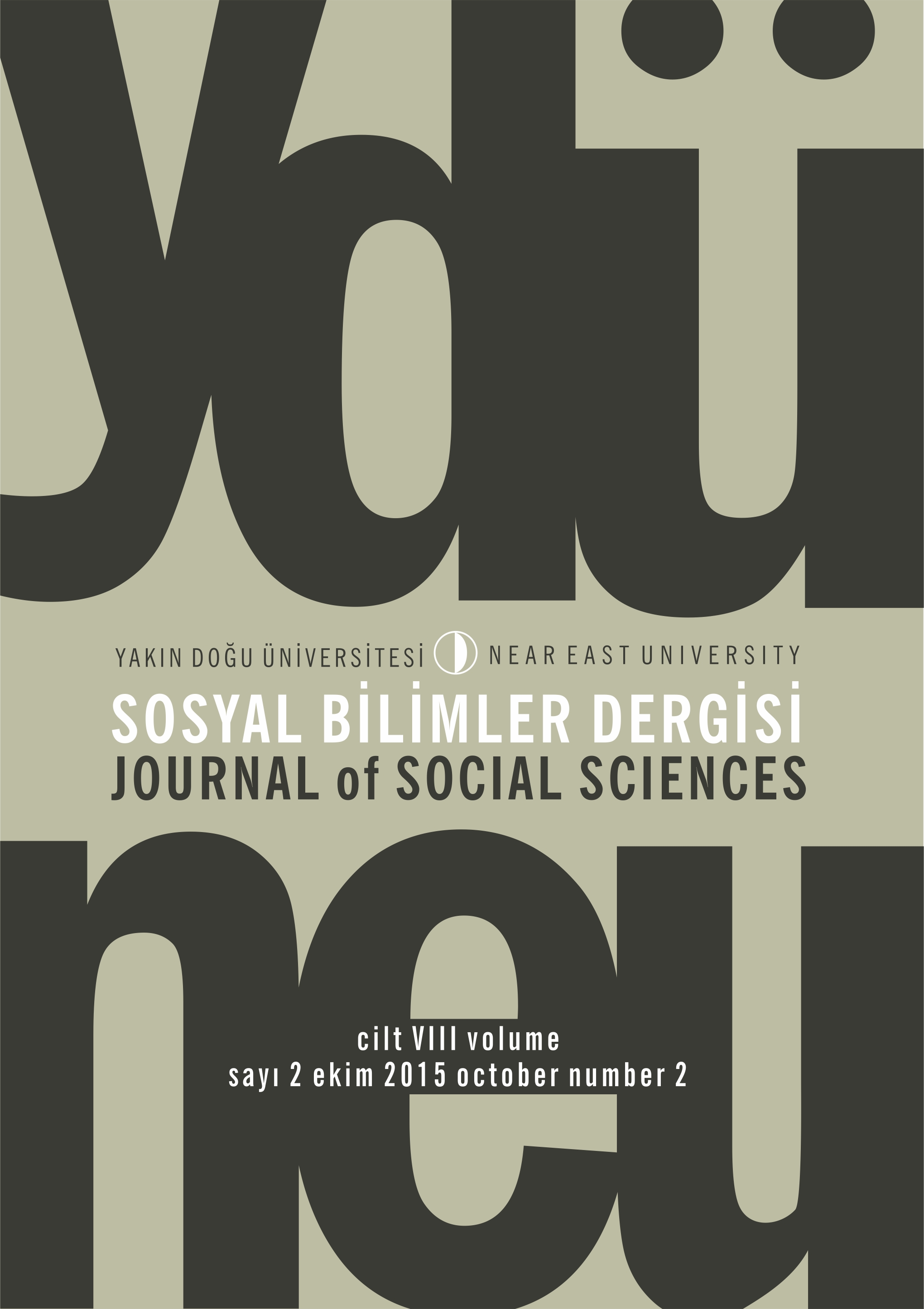 					Cilt 8 Sayı 2 (2015): Yakın Doğu Üniversitesi Sosyal Bilimler Dergisi Gör
				