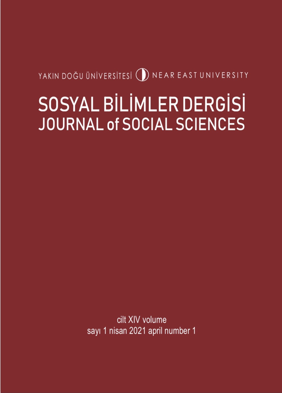 					View Vol. 14 No. 1 (2021): Near East University Journal of Social Sciences
				